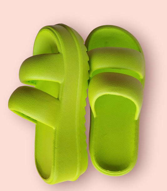 Trendy New Heels & Sandals | Green | Length: 25.3 CM